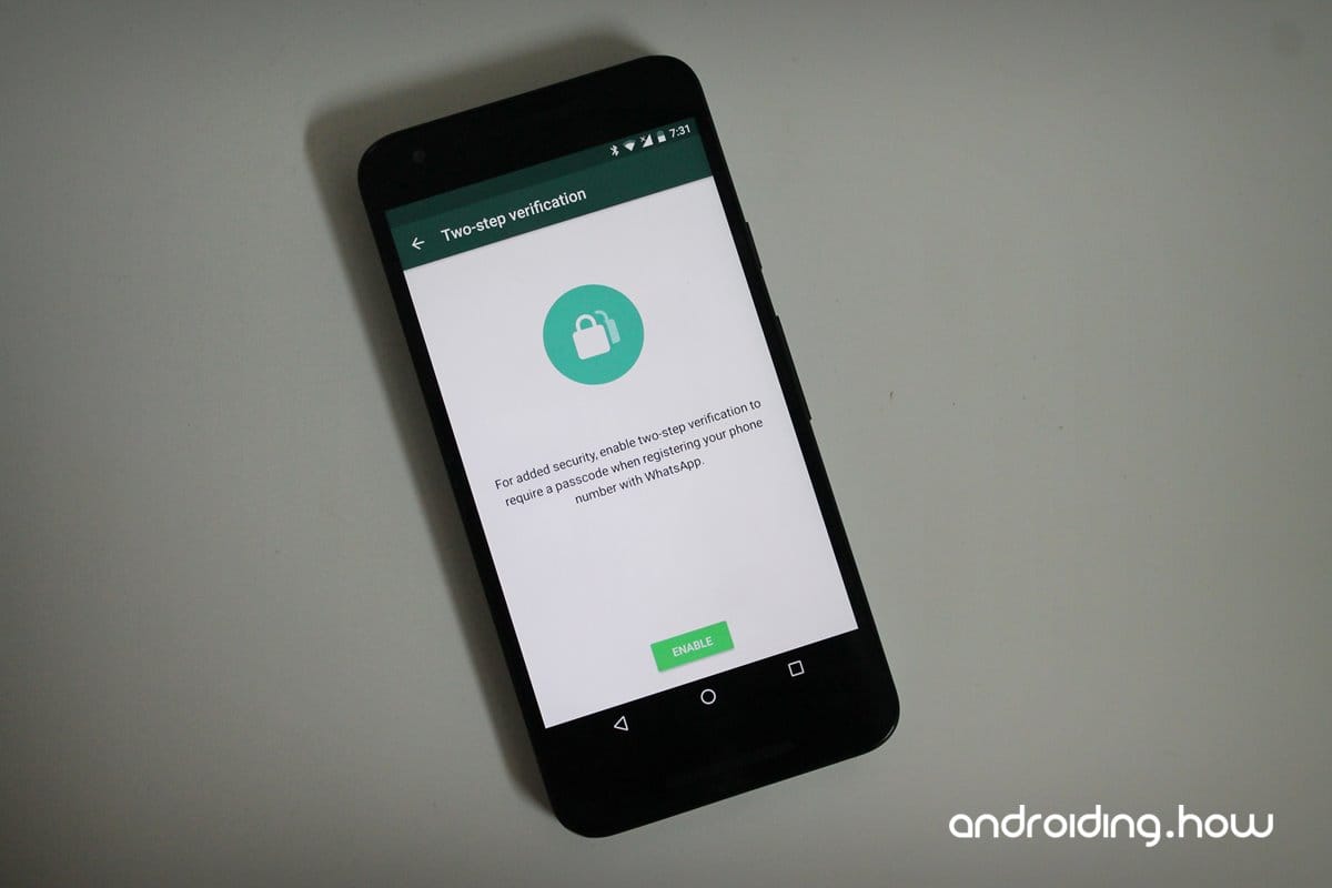 How to Enable Two Step Verification on your WhatsApp Number