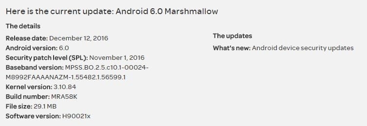 AT&T LG V10 gets a minor software update [H90021x]