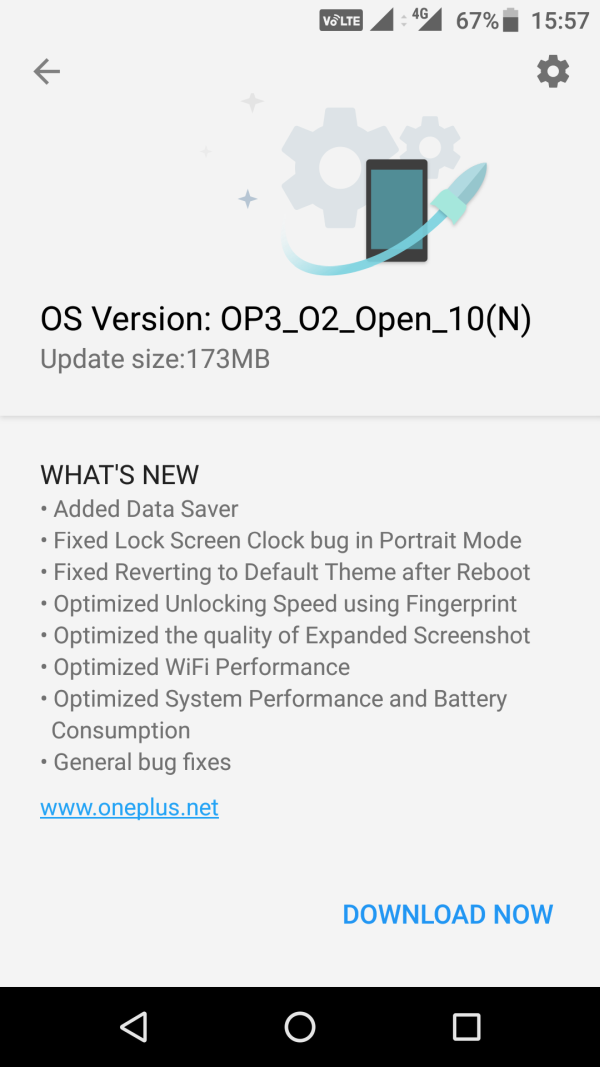 OnePlus 3 Open Beta 10 Android 7.0 (not 7.1.1) Nougat update available for download