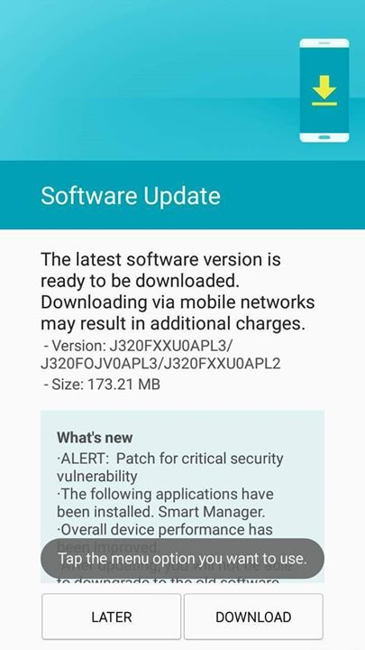 Samsung Galaxy J3 receives PL3 update to fix critical security vulnerability