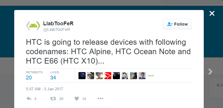 Upcoming HTC Android phones release: HTC Alpine, HTC Ocean Note and the HTC E66 (X10)