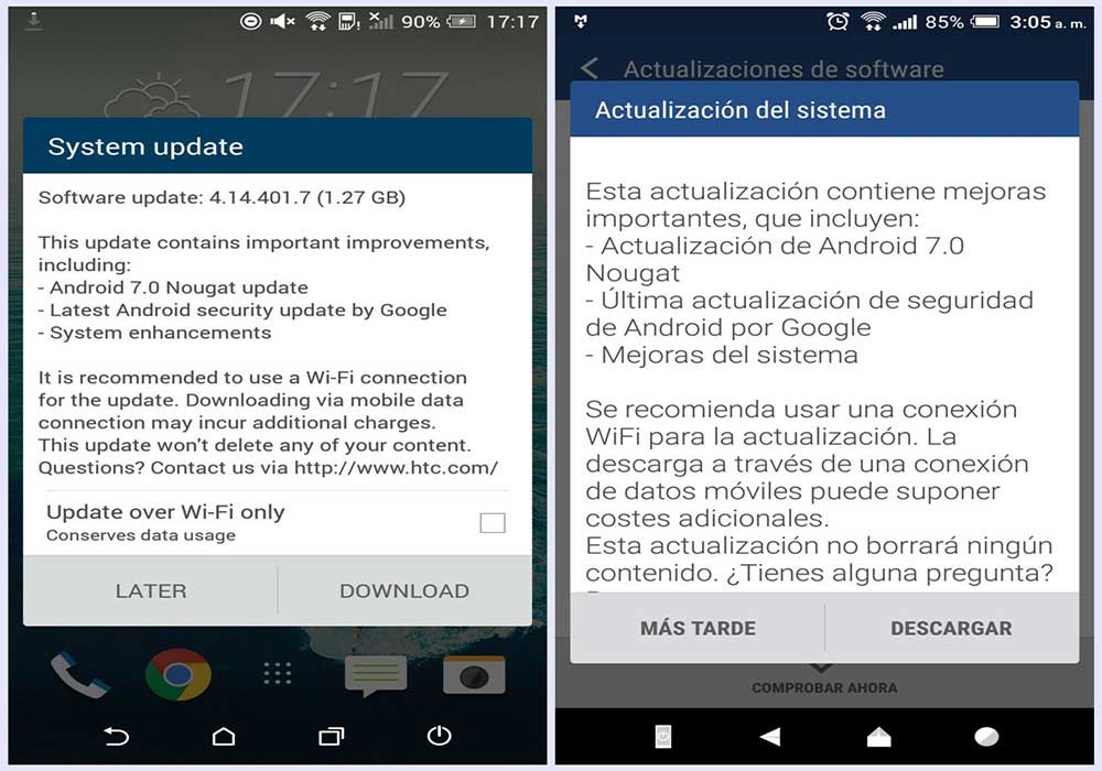 HTC One M9 Android 7.0 Nougat update released in Europe, starting with UK