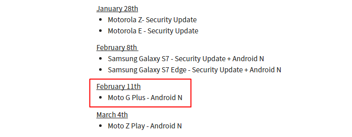 Moto G4 Plus Nougat update coming on February 11th in Canada, reveals Koodo