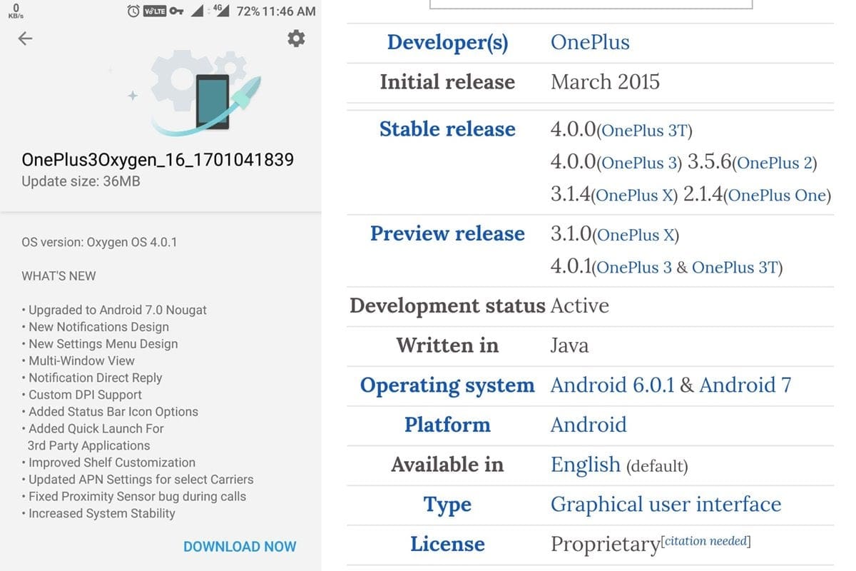 OnePlus 3 OxygenOS 4.0.1 dev preview released, OTA zip not yet available