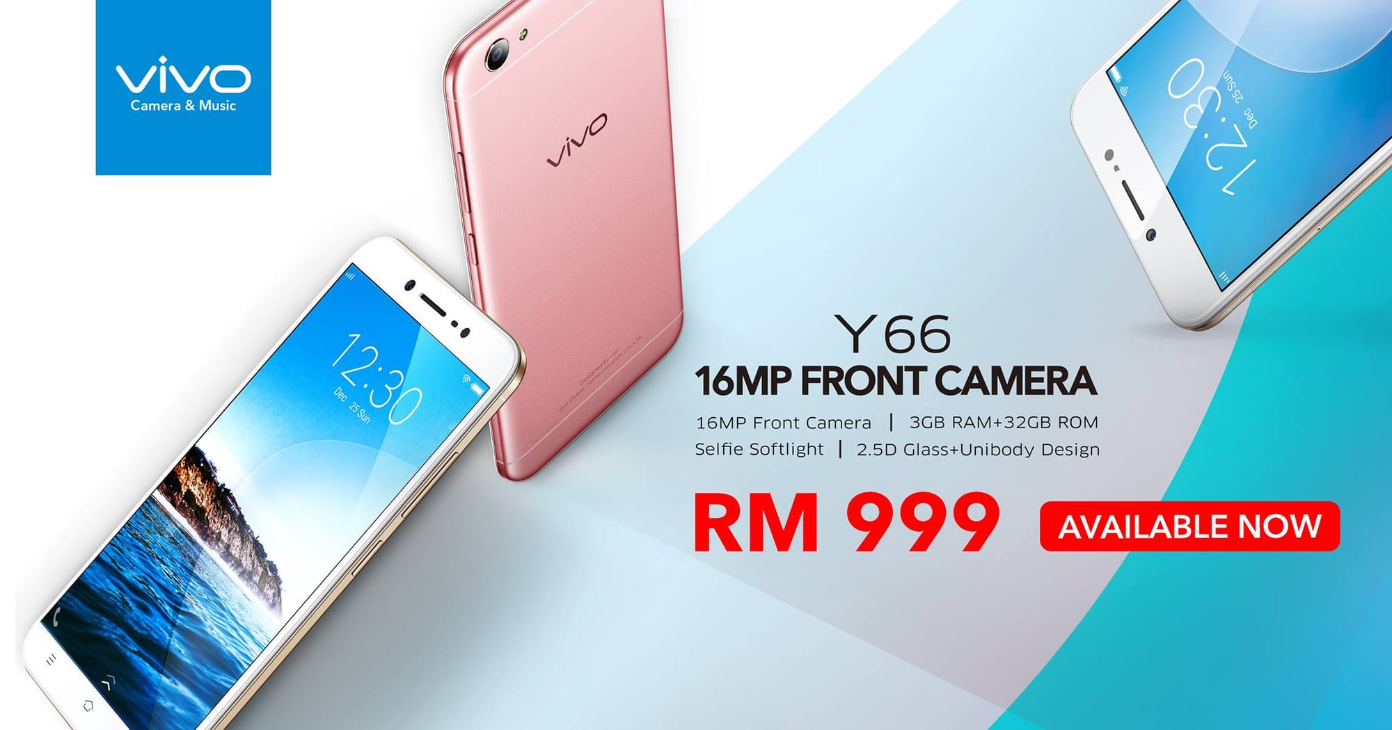 Vivo Y66 launched in Malaysia with RM 999 price tag