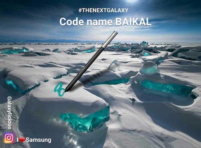 Galaxy Note 8 project named after world’s deepest lake ‘Baikal’