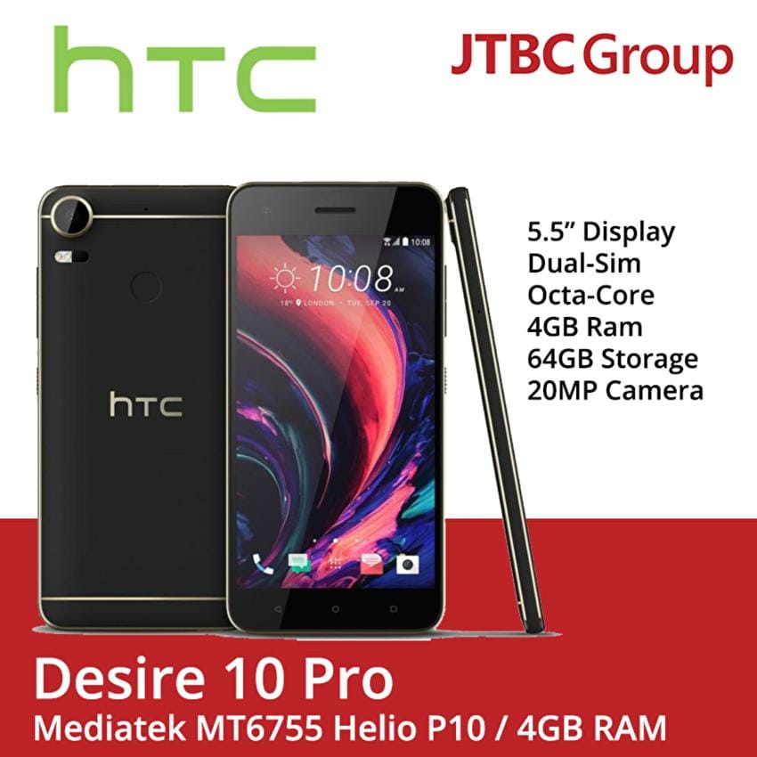 HTC Desire 10 Pro now available in Singapore and Thailand