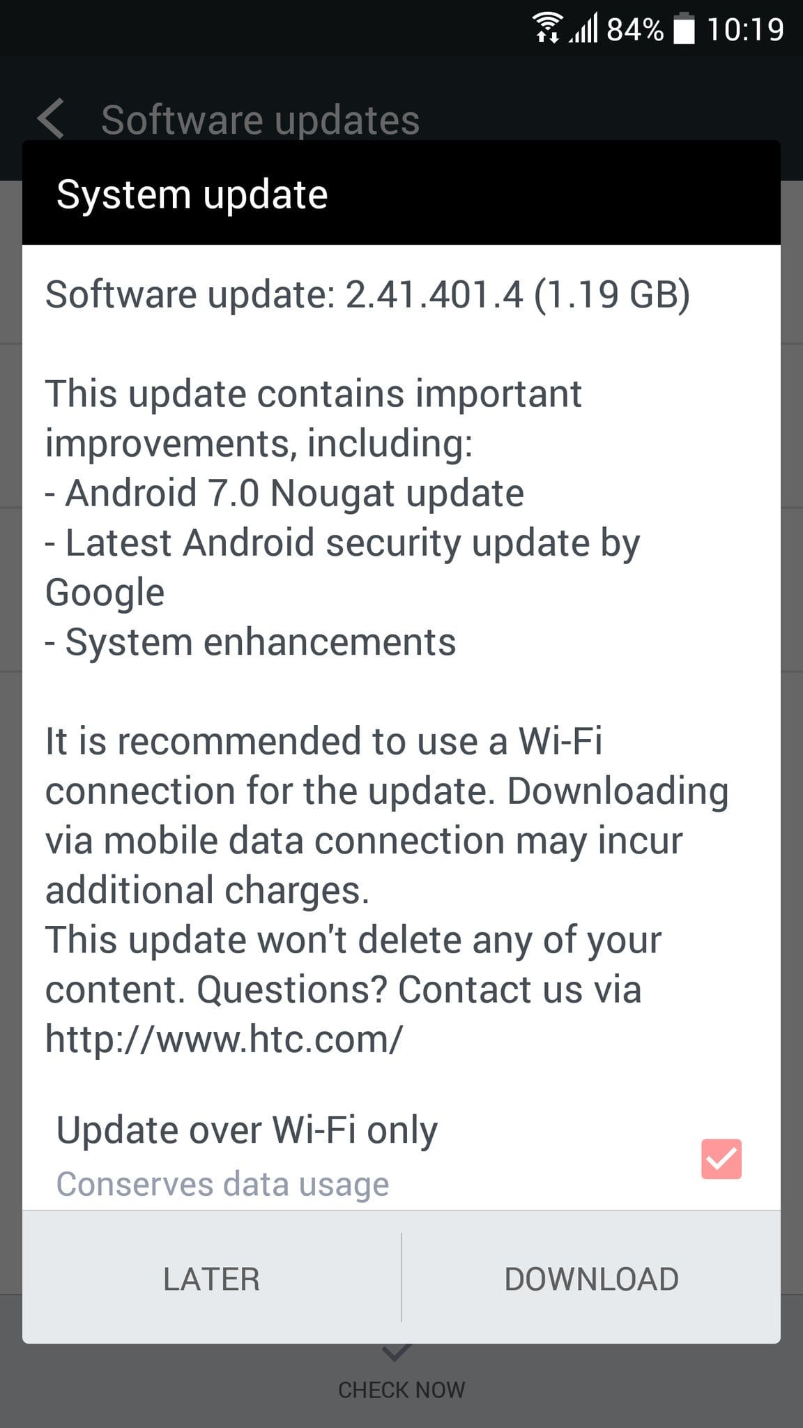 HTC 10 Nougat update resumes in Mainland Europe