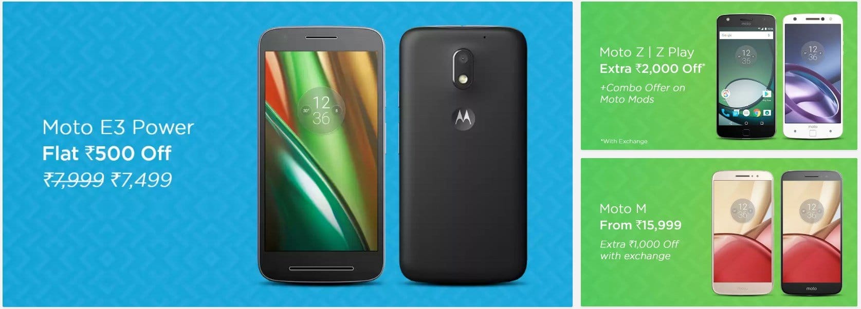 Flipkart Deal: Motorola Moto Z, Z Play, Moto M, Moto 360 and Moto Mods on discount