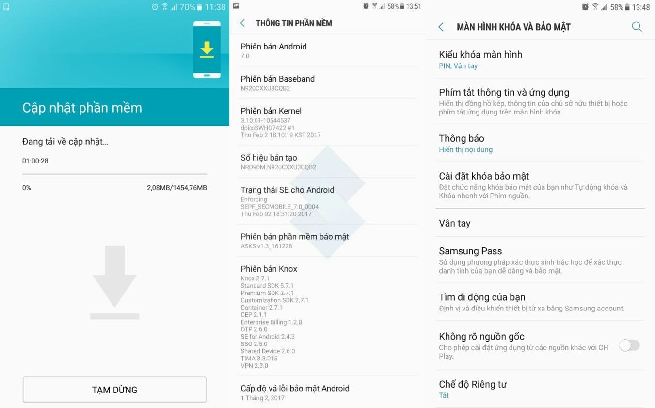 Was Galaxy Note 5 and S6 Edge Plus Nougat update accidentally released by Samsung?