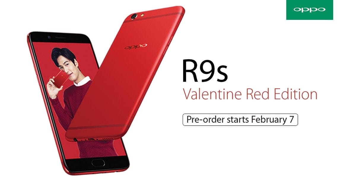 Oppo R9s Valentine Red Edition up for pre-order, priced RM1,798