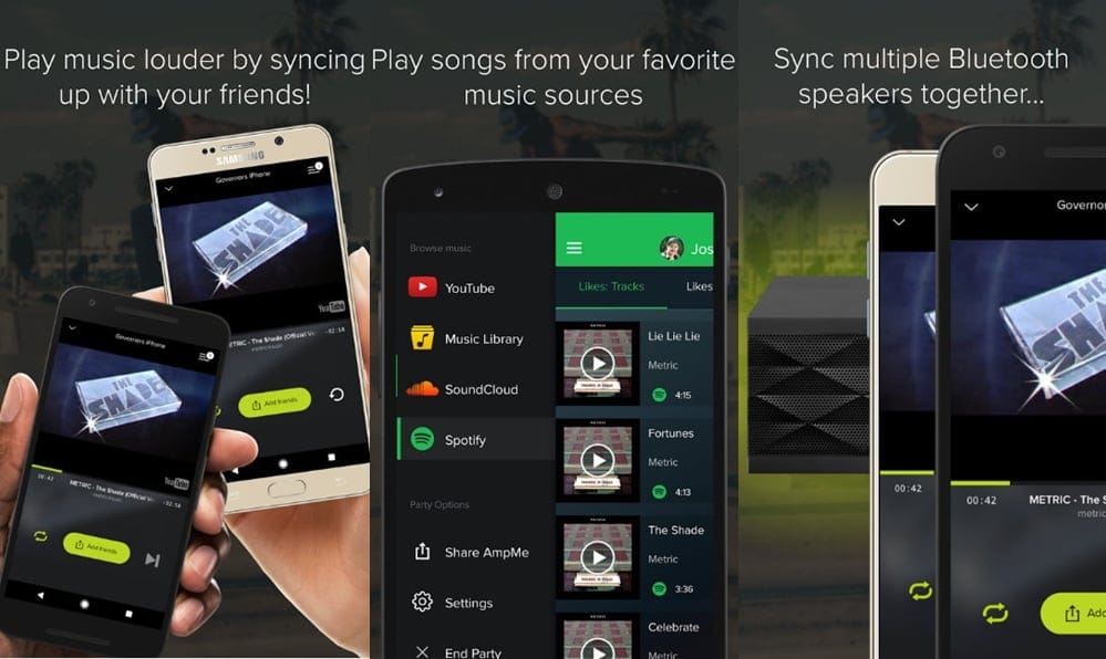 AmpMe, the Social Music Party app now lets you browse AmpMe parties