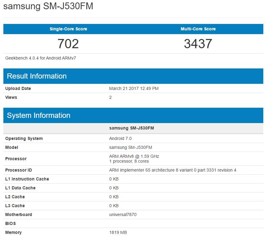 Samsung Galaxy J5 2017 specs leaked!