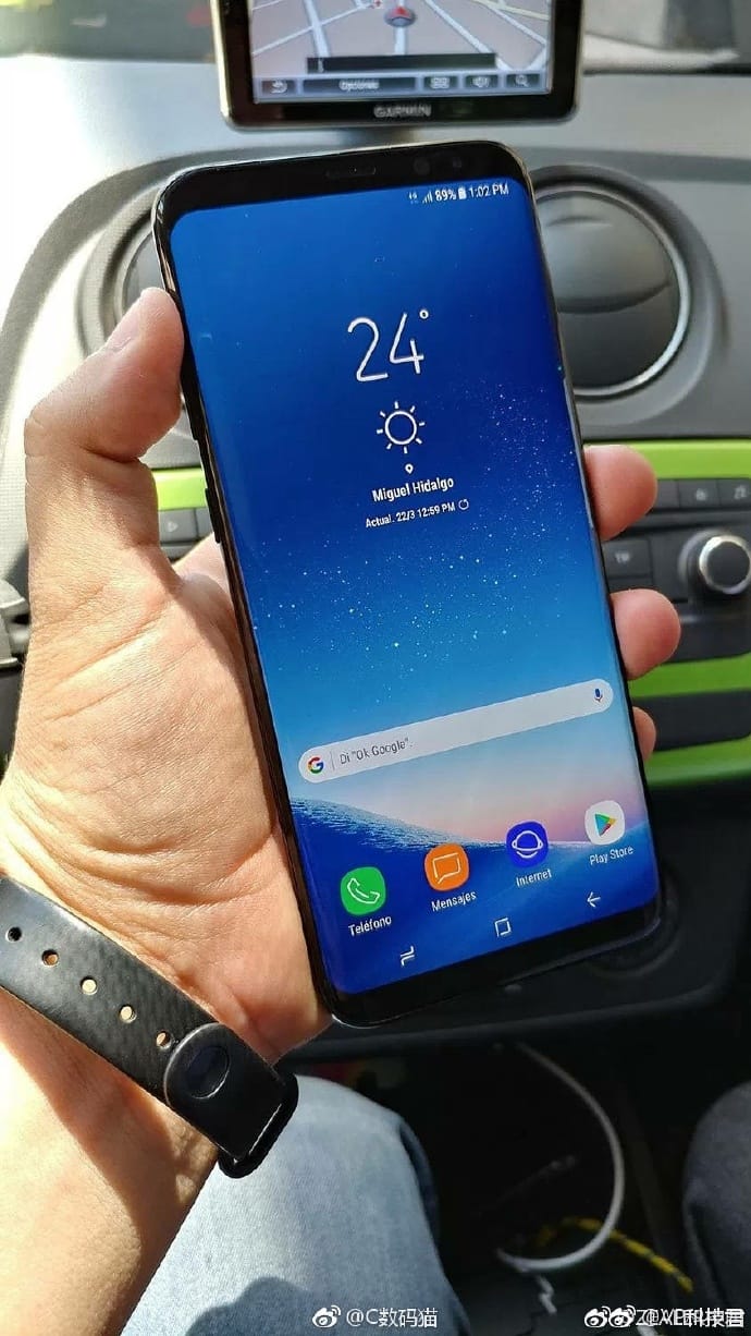 Here are a bunch of live Galaxy S8+ pictures with lots of device settings exposed