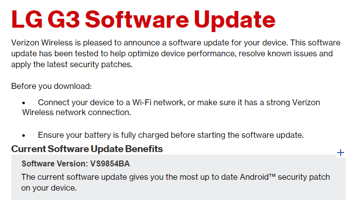 LG G3, G Vista and K4 get February security patch update