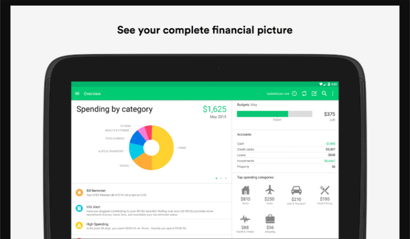 Mint update brings calendar app integration, view bills directly date-wise