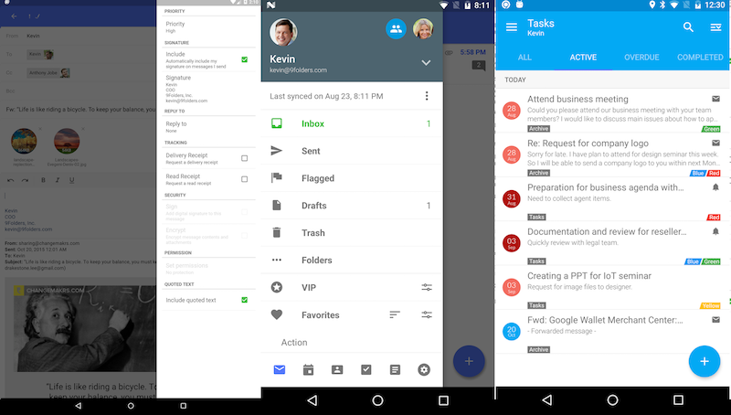 ‘Nine – Outlook for Android’ v3.2.3 update adds various tweaks and improves email multi-selection feature