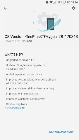 OxygenOS 4.1.0 update rolling out for OnePlus 3 and 3T, brings March security patch to the devices