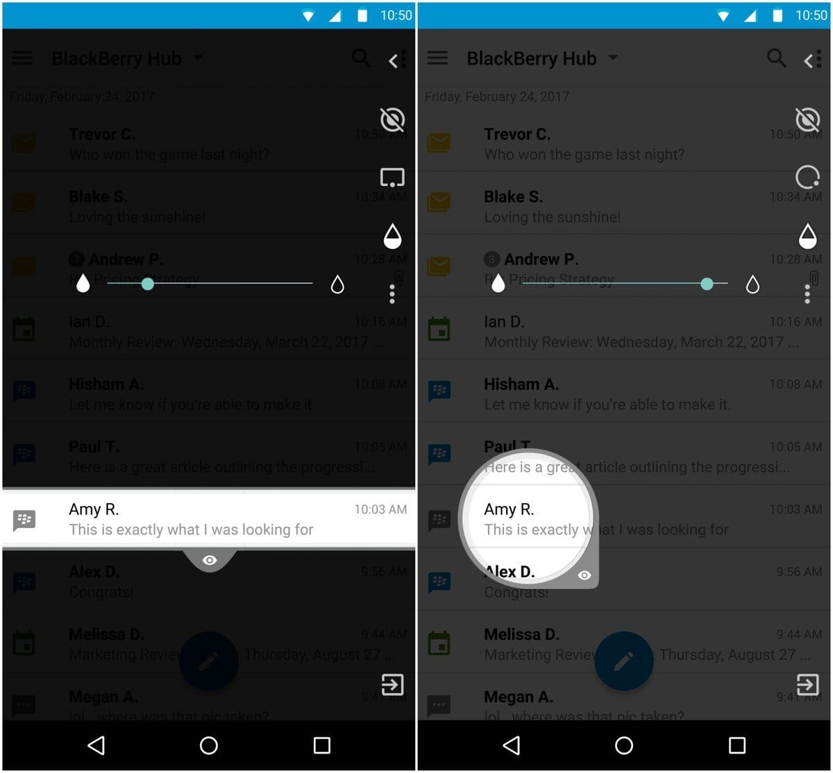 BlackBerry’s Privacy Shade app lets users hide their screen from prying eyes