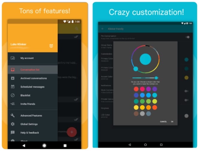 Pulse SMS brings many exciting features to the app notifications