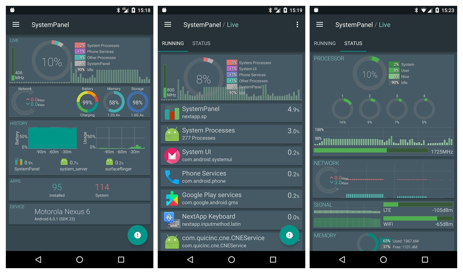 SystemPanel 2 update introduces enhanced statistics, new wakelock tab among other features