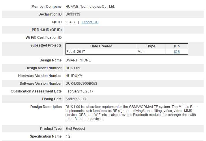 Huawei Honor V9 set for release in USA, passes through Bluetooth SIG