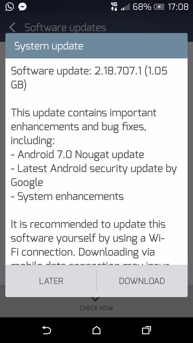 HTC One A9 in India receiving Android 7.0 Nougat OTA update