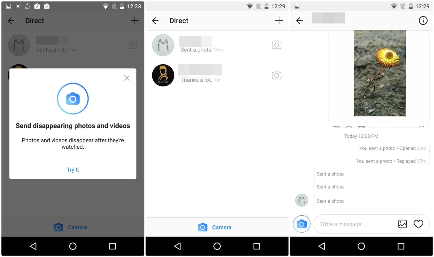 Instagram update introduces screenshot feature, combines disappearing and permanent messages in one thread