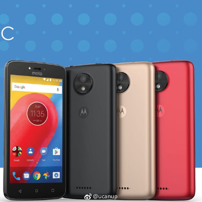 Moto C image leaks, will come in Black, Gold and Red color options