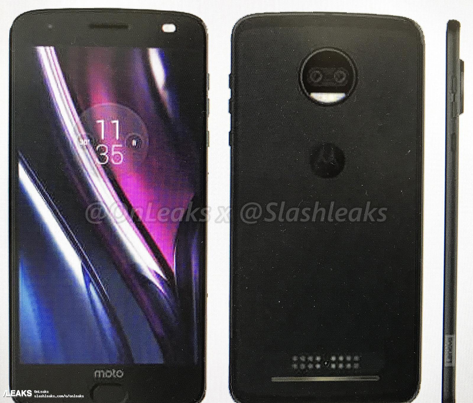 Images of Motorola Moto Z2 and Z2 Force leak out, hardly believable though!