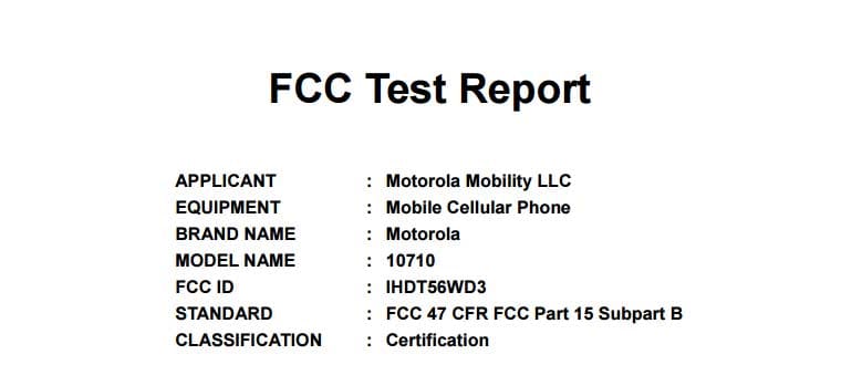 Did Moto E4 Plus with 5000 mAh battery just clear FCC?