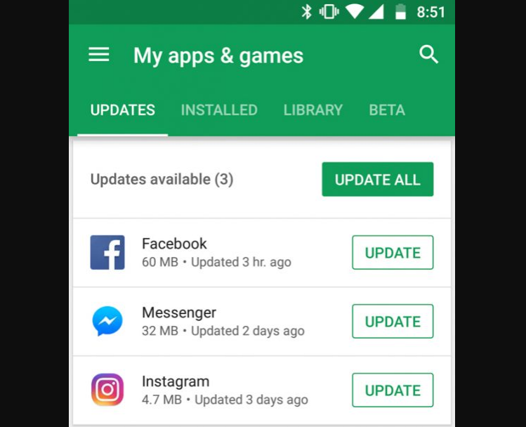 Google rolling out revamped My Apps and Games section in Play Store