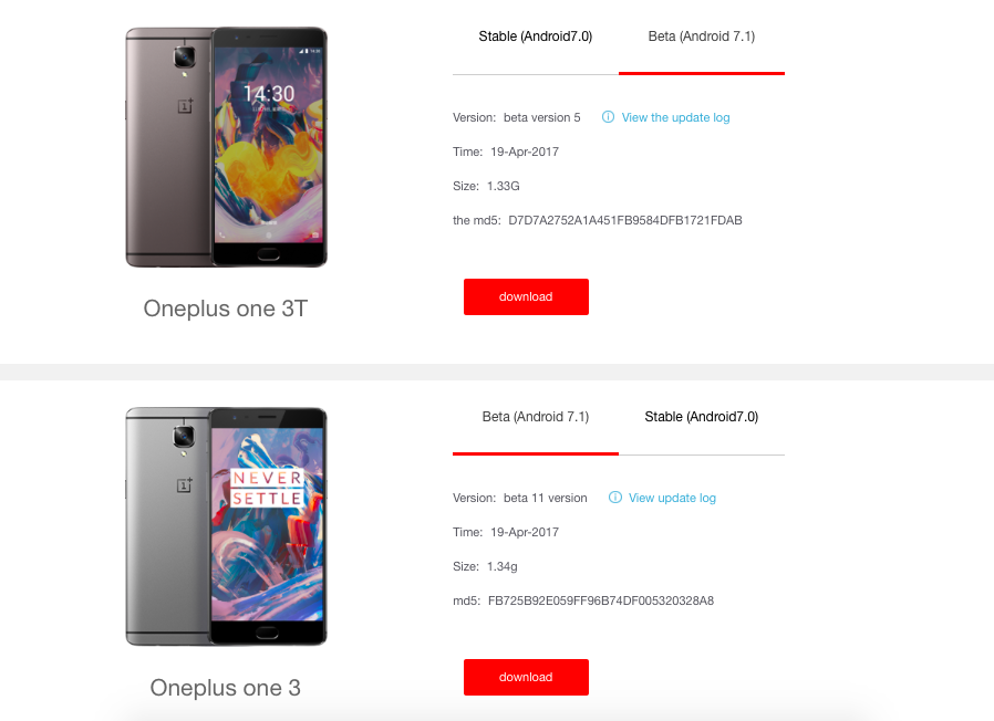 OnePlus releases new Android 7.1.1 update for OnePlus 3 and 3T as HydrogenOS Open Beta 11 and 5