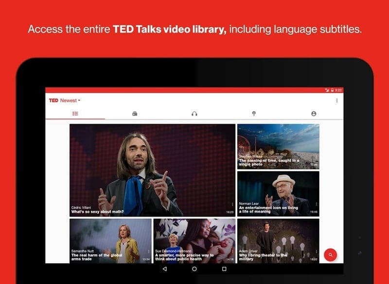 TED app introduces autoplay feature and brings in many improvements