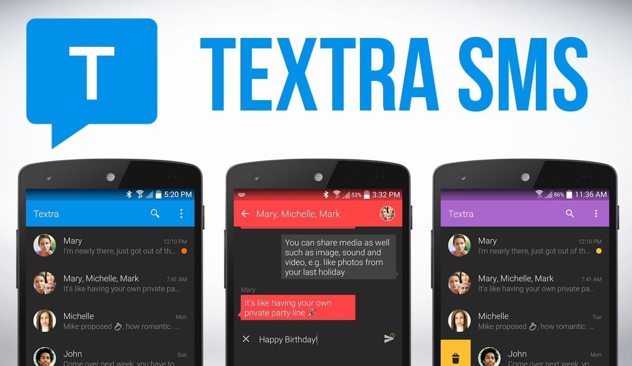 Textra beta app update brings pure black theme and other minor features