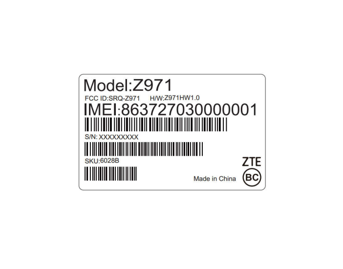 New ZTE phone by model Z971 passes FCC