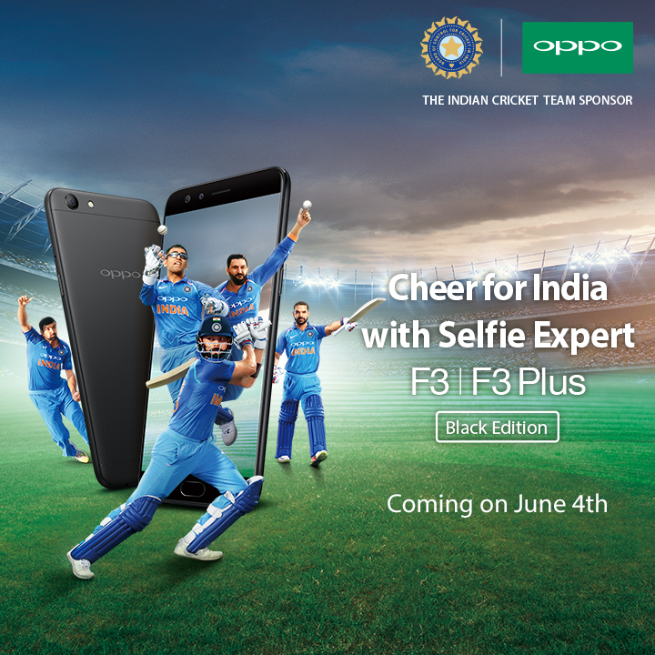 Oppo F3 Black Edition set for release on June 4