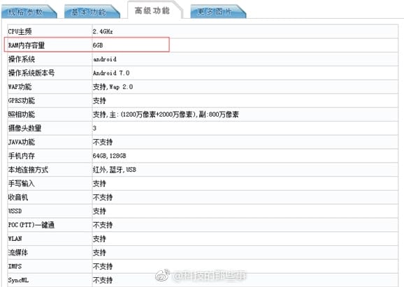 Huawei Honor 9 with 6GB RAM appears on TENAA