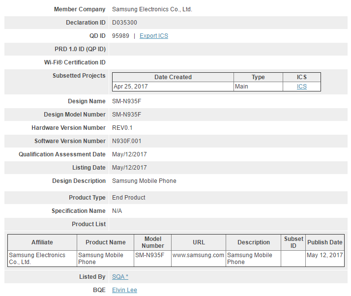 Galaxy Note 7R reaches Bluetooth SIG, gears up for launch