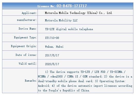 Motorola Moto Z2 Play, Asus ZenFone Go 2 and Nokia 3 (TA-1030) show up at TENAA