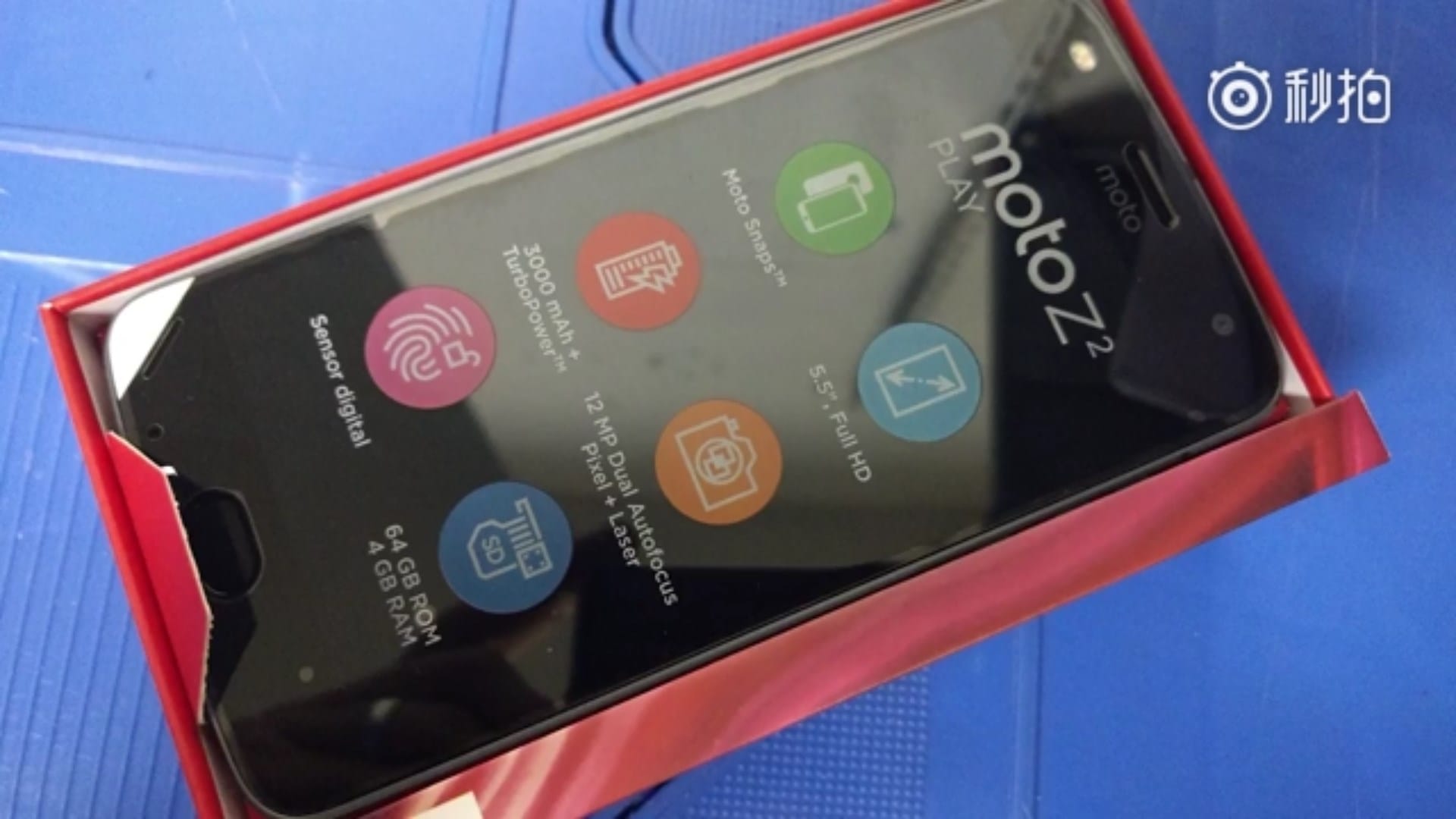 Moto Z2 Play leaks out in a video