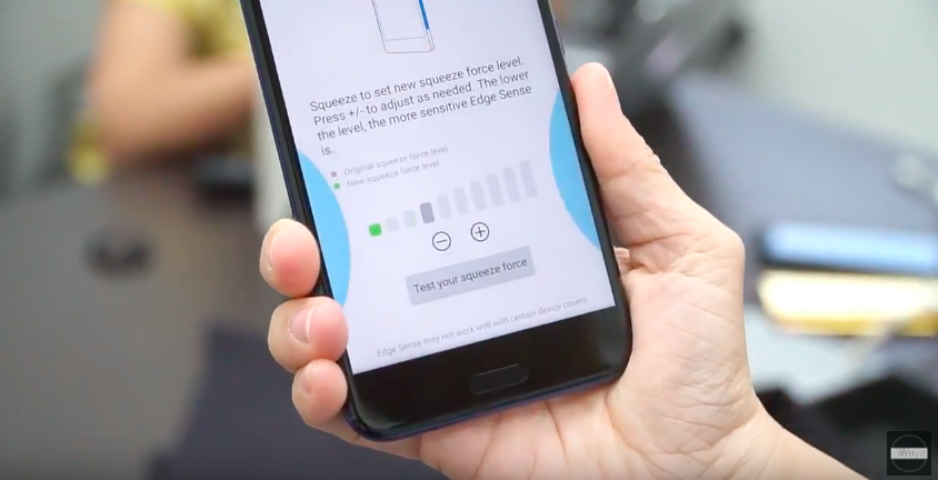 HTC U11 first hands-on video shows off Edge Sense
