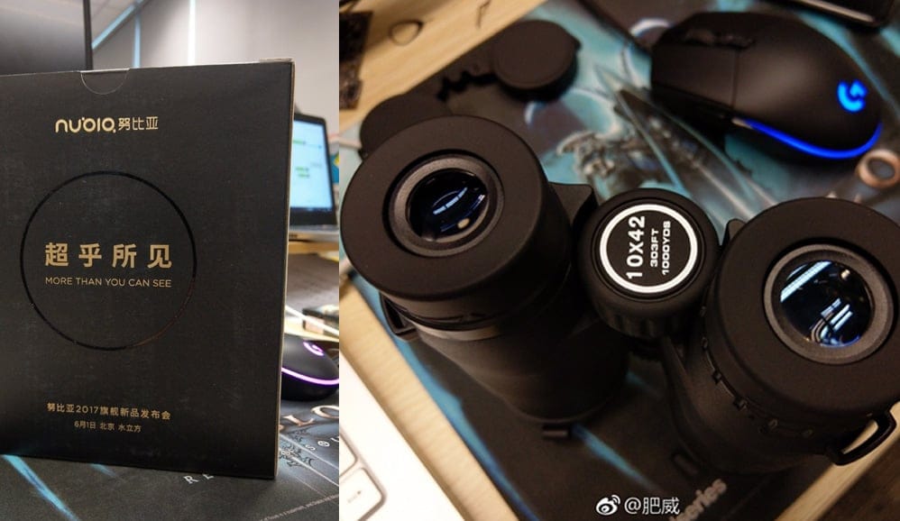 ZTE sending binoculars with invitation for Nubia Z17 launch event