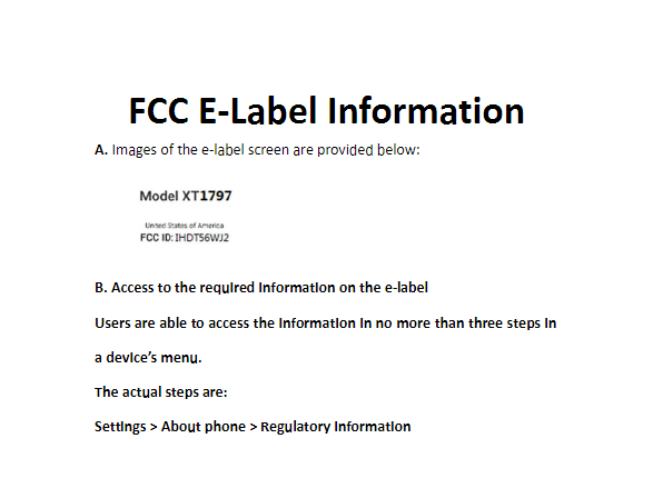 US headed unknown Motorola device (XT1797) passes through FCC