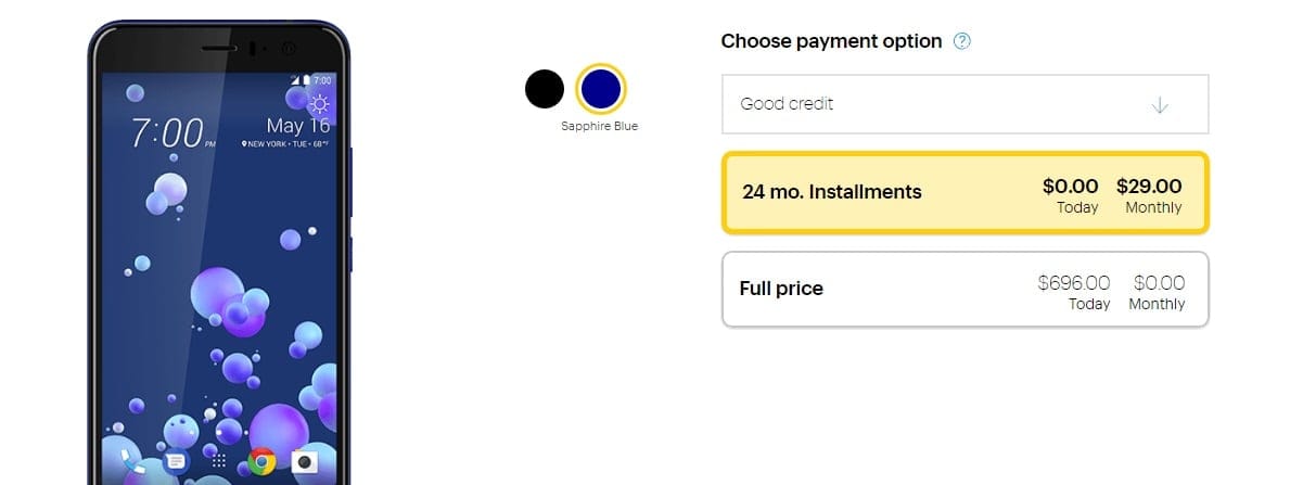 HTC U11 now available for purchase from Sprint