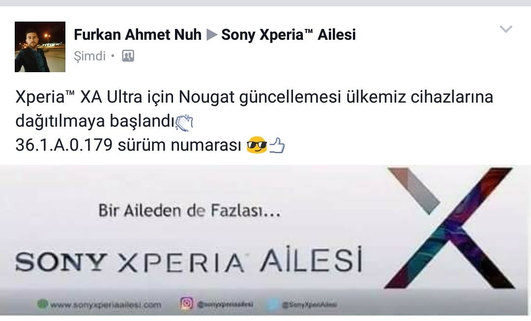 Sony Xperia XA Ultra Nougat update begins rolling out in Turkey, build 36.1.A.0.179