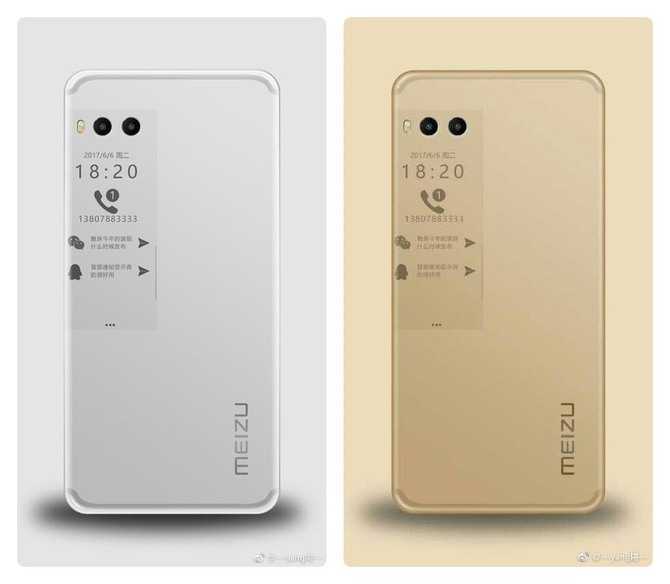 Meizu Pro 7 images leak again, shows how secondary display could look like