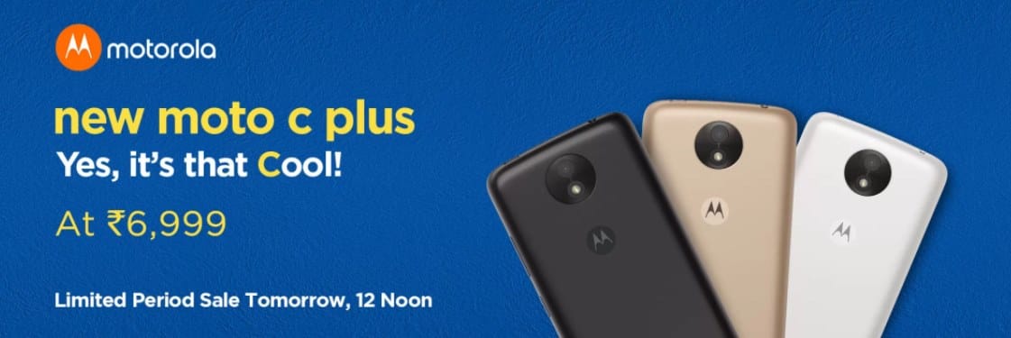 Motorola Moto C Plus launched in India for INR 6,999