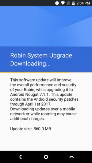 Nextbit Robin receives Android 7.1.1 update