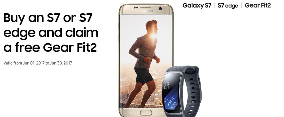 [Deal] Samsung offering Gear Fit 2 for free with Galaxy S7 and S7 Edge in UK